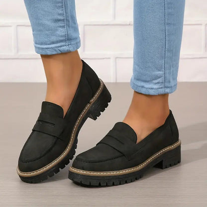 Mocassins à plateforme confortables pour femmes