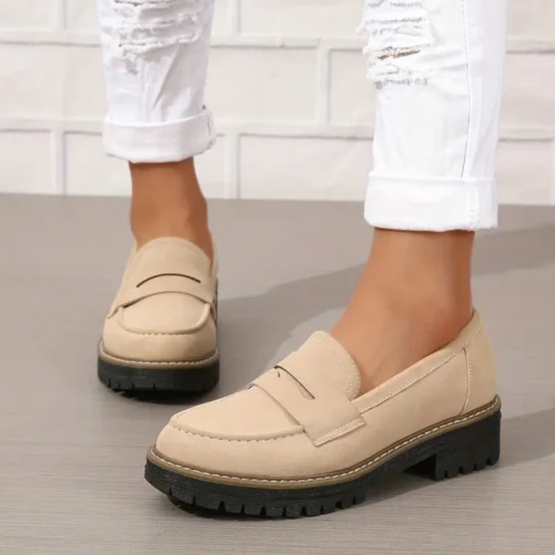 Mocassins à plateforme confortables pour femmes