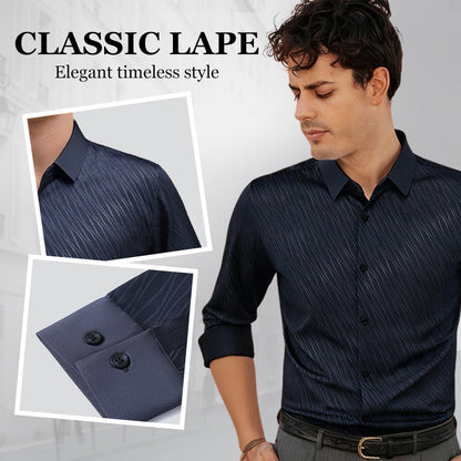 Chemise à Manches Longues Décontractée Tendance pour Homme