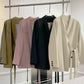 Ensemble 2 Pièces Bureau Femme : Blazer à Nœud Devant et Pantalon Palazzo