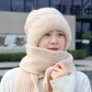 🧣【Nouvelle Collection Automne-Hiver】Bonnet et Écharpe 2-en-1 - Double Épaisseur, Tissu Ultra-Doux, Coupe Universelle Flatteuse - Chaleur Intégrale pour la Tête et le Cou 🌬️