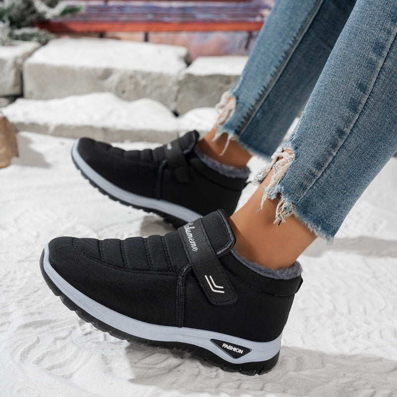 Sneakers slip-on sans lacets pour l'hiver