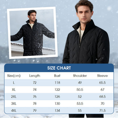 Ensemble deux pièces élégant composé d'une veste et d'un pantalon chauds pour homme