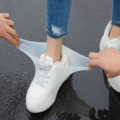☔ PROMO LIMITÉE 🎁 1 ACHETÉ = 1 OFFERT ! Couvre-Chaussures Imperméables Latex – Antidérapant, Pliable Poche, Réutilisable · M EU 34-40 / L EU 41-47 · 5 Coloris 💥