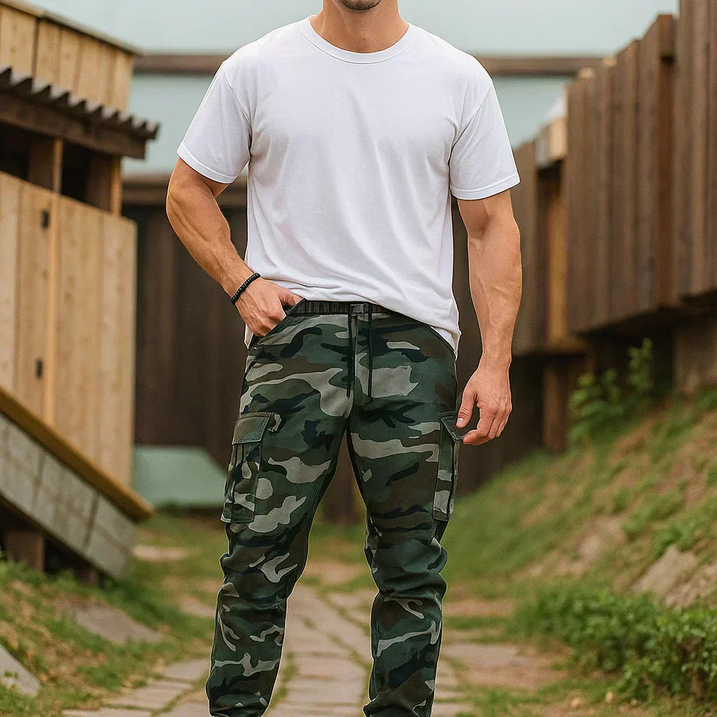👖Pantalon de travail tactique robuste💪Nylon-coton durable🔧Multi-poches🌲Prêt pour l'extérieur et le travail