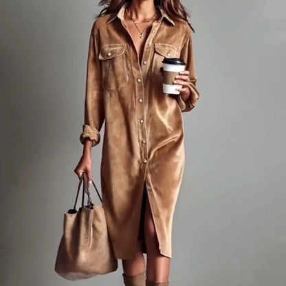 📢50% DE RÉDUCTION✨Robe chemise décontractée pour femmes