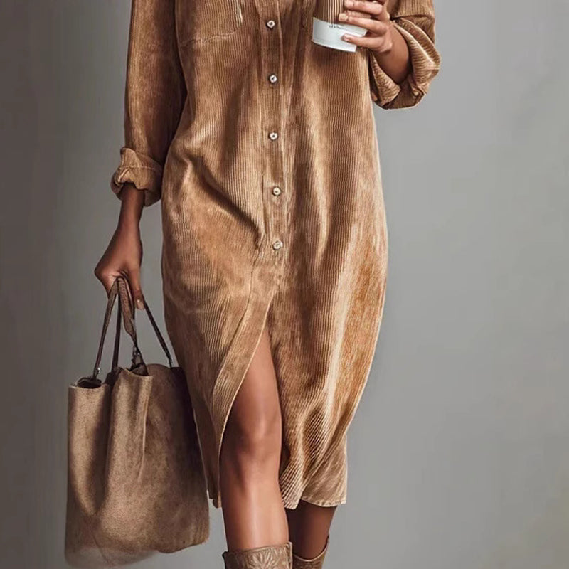 📢50% DE RÉDUCTION✨Robe chemise décontractée pour femmes