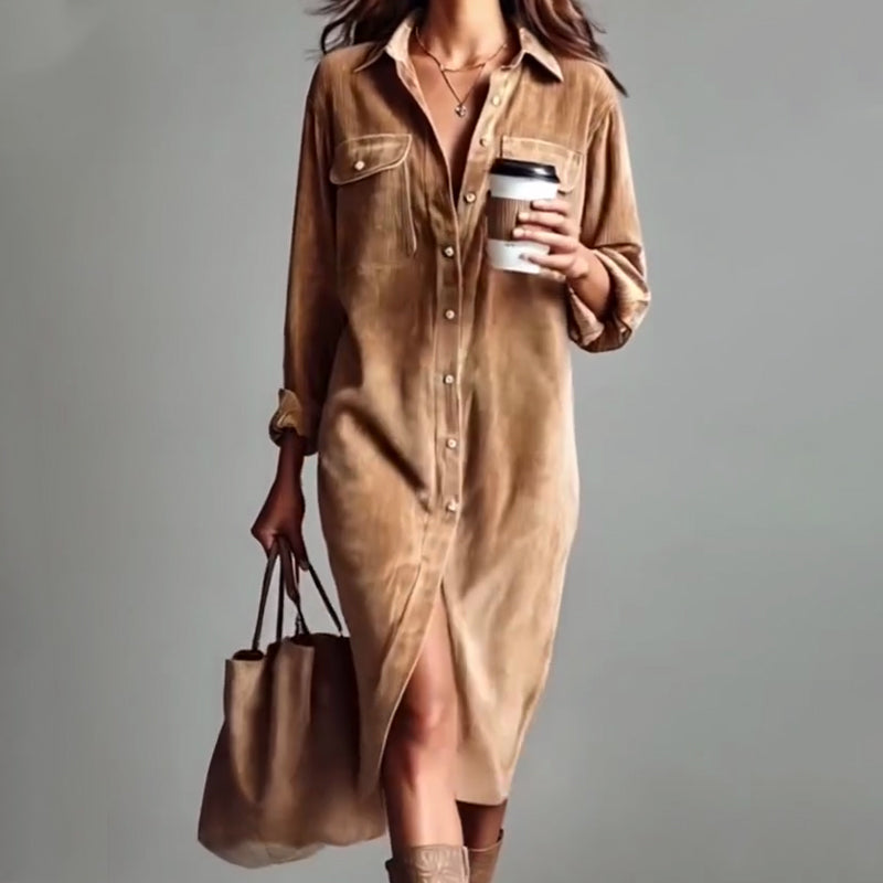 📢50% DE RÉDUCTION✨Robe chemise décontractée pour femmes