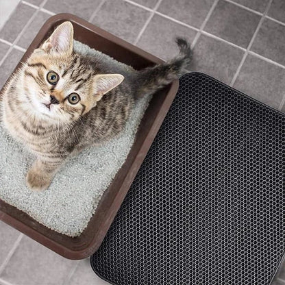 ⏰Prévente de Noël 50 % de réduction🔥Tapis antidérapant pour litière pour chat
