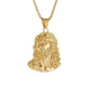 Collier pendentif tête de Jésu