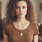 Collier pendentif tête de Jésu
