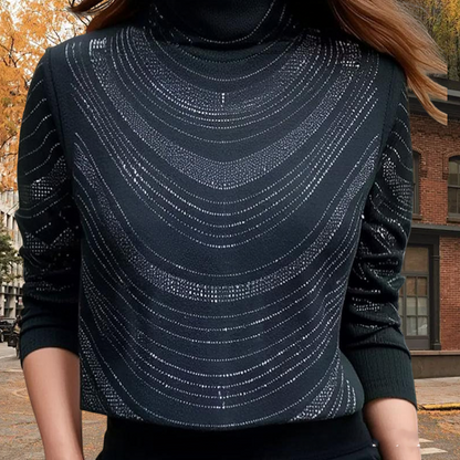 💜DERNIER JOUR DE SOLDES 50 % DE RÉDUCTION💜Charmant haut à manches longues avec paillettes pour femmes
