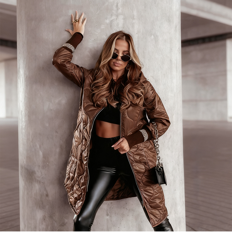 🔥 Livraison gratuite🔥 Veste matelassée d'hiver pour femme avec capuche