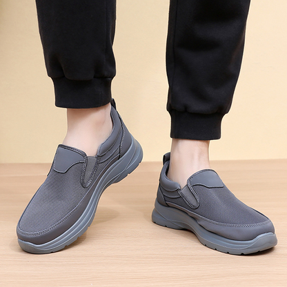 🔥 60% DE RÉDUCTION ! ✨ Chaussures Homme Sans Lacets - Tige Respirante, Semelle Massante Antidérapante, Confort Toute la Journée 👞⚡