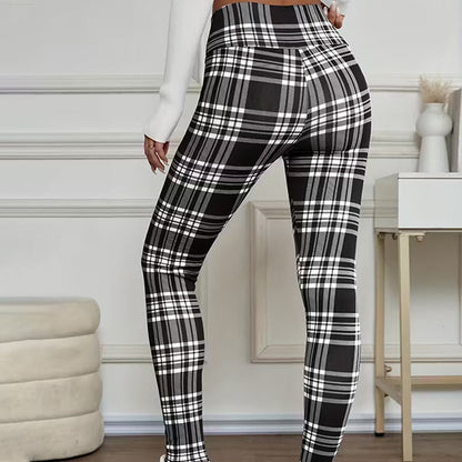 📢📢50 % de réduction !!⏰Leggings en polaire à carreaux pour femmes🔥