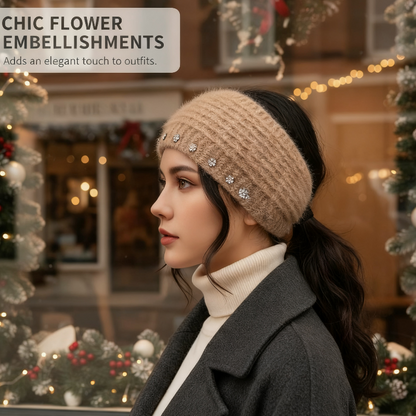 🔥📉 【Déstockage final !】Bandeaux en tricot floral | Prix le plus bas jamais vu, jusqu'à épuisement des stocks !🎀🌼🥳VENTE CHAUDE 2026🥳💞50K+ VENDU !