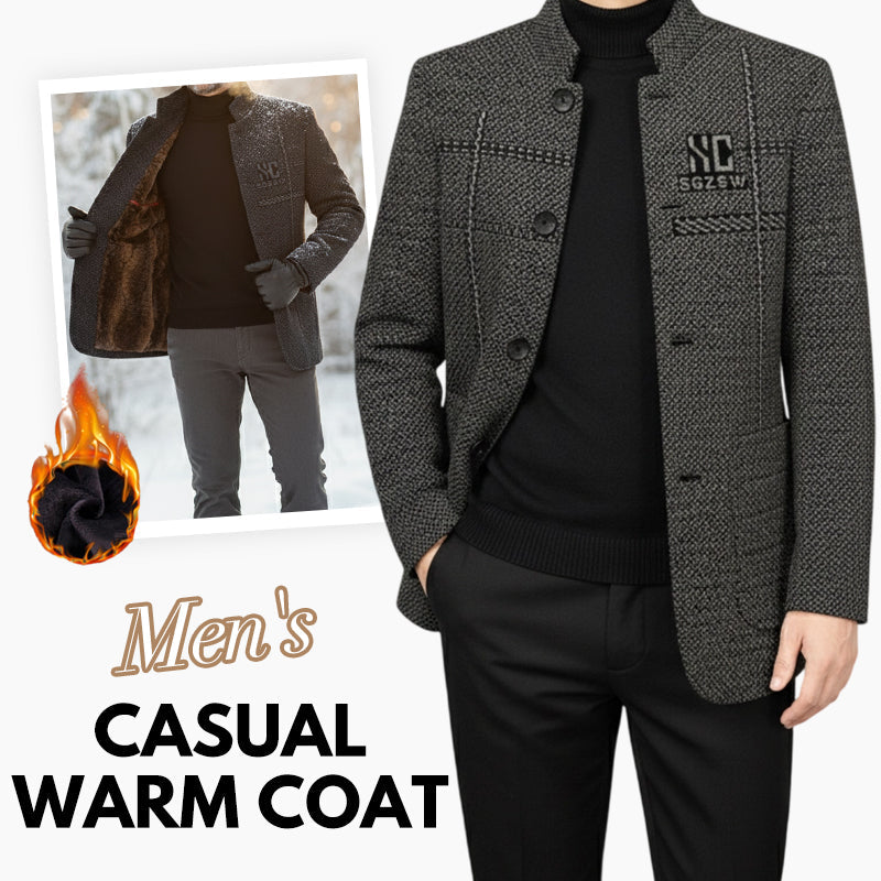 🔥VENTE LIMITÉE 50 % DE RÉDUCTION🔥Veste d’hiver chaude épaisse décontractée pour homme