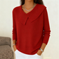 Pull tricoté à col marin pour femme