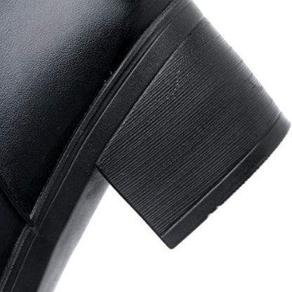 🔥Bottines hiver femme💖Ultra chaudes avec doublure en peluche, semelle antidérapante, noires intemporelles