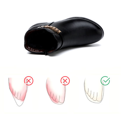 🔥Bottines hiver femme💖Ultra chaudes avec doublure en peluche, semelle antidérapante, noires intemporelles