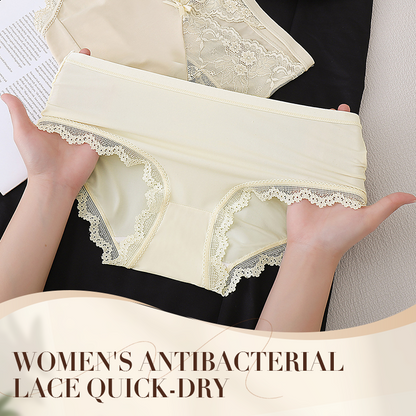 Culottes féminines antibactériennes à séchage rapide en dentelle