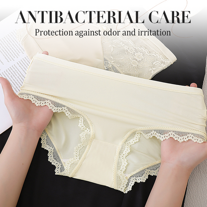 Culottes féminines antibactériennes à séchage rapide en dentelle