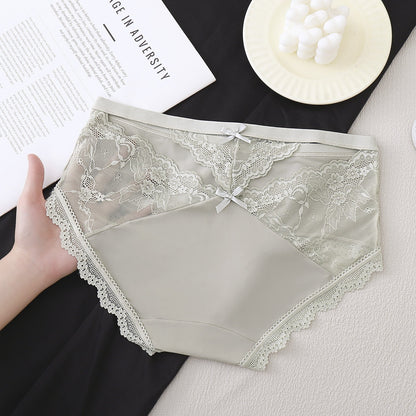 Culottes féminines antibactériennes à séchage rapide en dentelle
