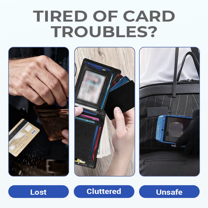 💼 49 % de réduction – Portefeuille Homme en Cuir PU avec Fermeture Magnétique & Protection RFID ! 🔒
