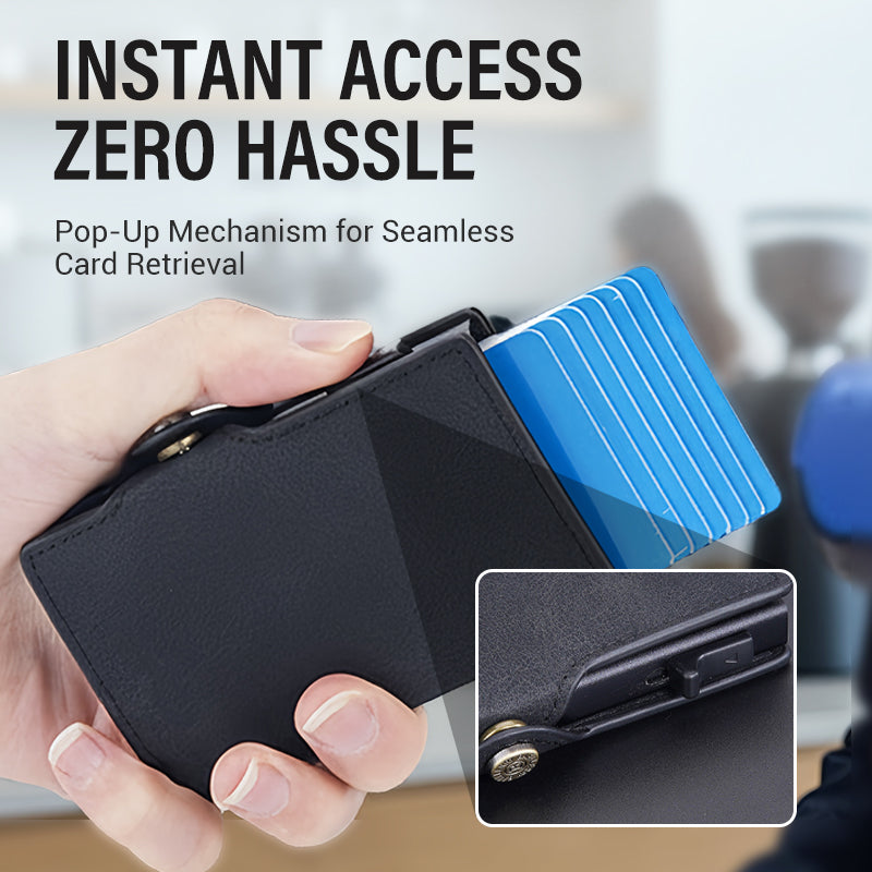 💼 49 % de réduction – Portefeuille Homme en Cuir PU avec Fermeture Magnétique & Protection RFID ! 🔒