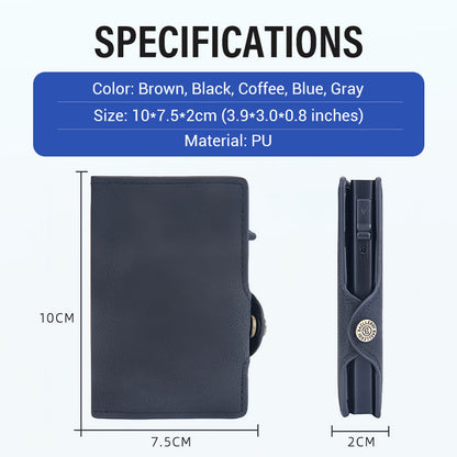 💼 49 % de réduction – Portefeuille Homme en Cuir PU avec Fermeture Magnétique & Protection RFID ! 🔒