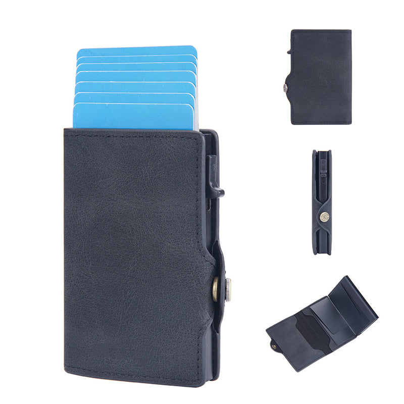 💼 49 % de réduction – Portefeuille Homme en Cuir PU avec Fermeture Magnétique & Protection RFID ! 🔒