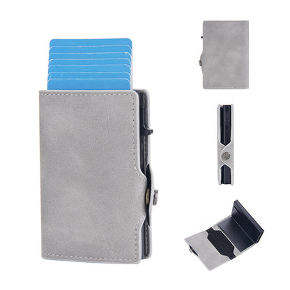 💼 49 % de réduction – Portefeuille Homme en Cuir PU avec Fermeture Magnétique & Protection RFID ! 🔒