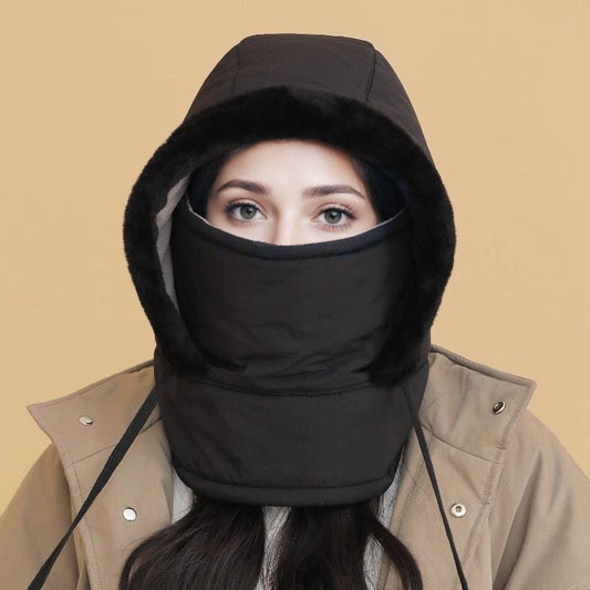 Style & Chaleur à -60% ! ✨ Ce bonnet avec masque est l'accessoire tendance de l'hiver. Restez au chaud et stylé(e). Solde flash -60% ! 🚨