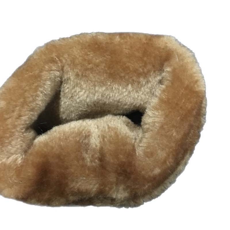 Bottes de neige mi-mollet pour femmes avec bordure en peluche