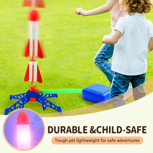 📢📢50 % de réduction !!!✨ Lance-Roquettes LED pour Enfants – Projectiles Mous, Effets Lumineux & Jeu d'Extérieur Sécurisé 🌟🧒