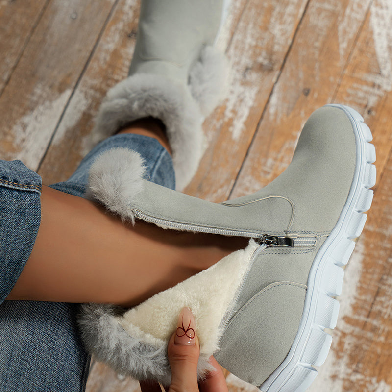 🥾 Black Friday : 52 % de réduction ! Chaussures de randonnée hiver – Doublure en fourrure, semelle antidérapante & fermeture éclair latérale ❄️🔥
