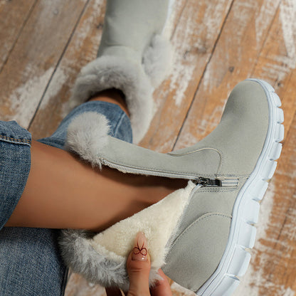 🥾 Black Friday : 52 % de réduction ! Chaussures de randonnée hiver – Doublure en fourrure, semelle antidérapante & fermeture éclair latérale ❄️🔥