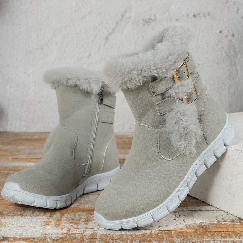 🥾 Black Friday : 52 % de réduction ! Chaussures de randonnée hiver – Doublure en fourrure, semelle antidérapante & fermeture éclair latérale ❄️🔥