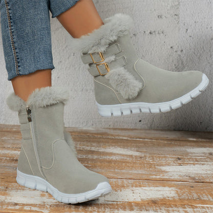 🥾 Black Friday : 52 % de réduction ! Chaussures de randonnée hiver – Doublure en fourrure, semelle antidérapante & fermeture éclair latérale ❄️🔥