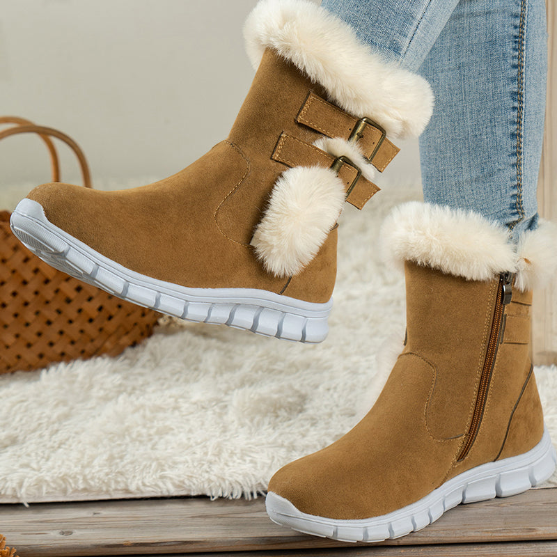 🥾 Black Friday : 52 % de réduction ! Chaussures de randonnée hiver – Doublure en fourrure, semelle antidérapante & fermeture éclair latérale ❄️🔥