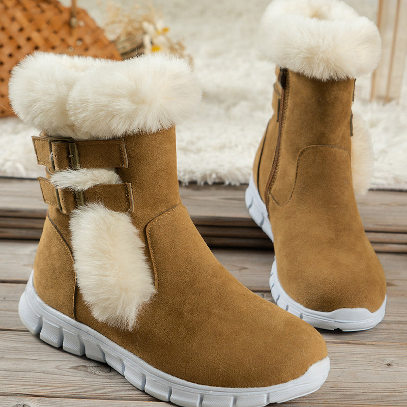 🥾 Black Friday : 52 % de réduction ! Chaussures de randonnée hiver – Doublure en fourrure, semelle antidérapante & fermeture éclair latérale ❄️🔥