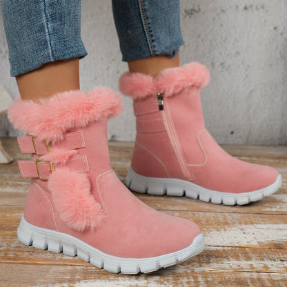 🥾 Black Friday : 52 % de réduction ! Chaussures de randonnée hiver – Doublure en fourrure, semelle antidérapante & fermeture éclair latérale ❄️🔥
