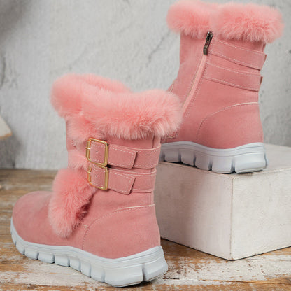 🥾 Black Friday : 52 % de réduction ! Chaussures de randonnée hiver – Doublure en fourrure, semelle antidérapante & fermeture éclair latérale ❄️🔥