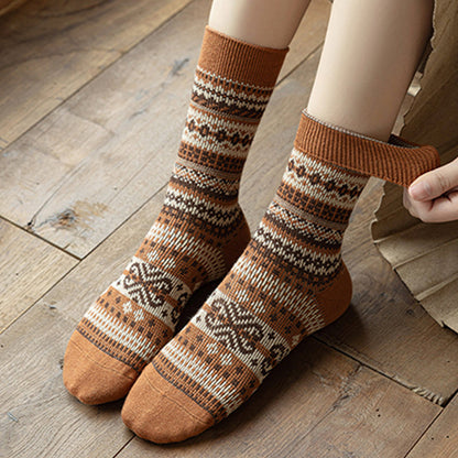 🌹Dernier jour ❤️ Achetez-en 1, obtenez-en 2 gratuits🌹Chaussettes style rétro ethnique