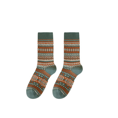 🌹Dernier jour ❤️ Achetez-en 1, obtenez-en 2 gratuits🌹Chaussettes style rétro ethnique
