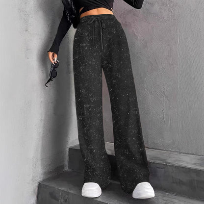 👖Pantalon Large à Paillettes Femme💥Éclat de Fête & Confort Garanti ✨