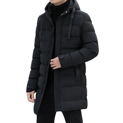 🔥Doudoune mi-longue à capuche pour homme🔥Livraison gratuite