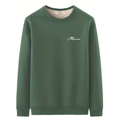 🔥 Restez au chaud et à l'aise cet hiver ! Sweat-shirt à doublure thermique pour hommes