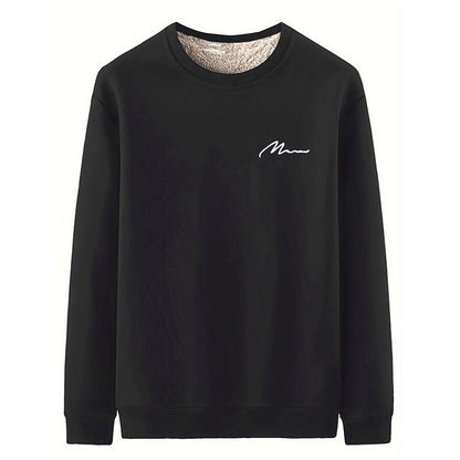 🔥 Restez au chaud et à l'aise cet hiver ! Sweat-shirt à doublure thermique pour hommes