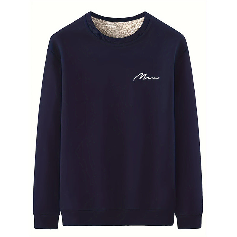 🔥 Restez au chaud et à l'aise cet hiver ! Sweat-shirt à doublure thermique pour hommes